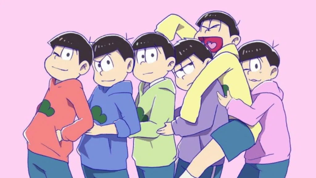 10 Funniest Anime Characters Of All Time - The Matsuno Sextuplets (Mr. Osomatsu)