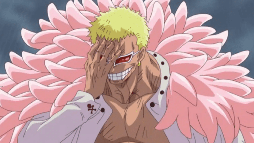 10 One Piece Characters with the Most Ridiculous Appearances - Donquixote Doflamingo