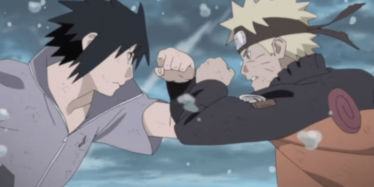 Naruto: 10 Differences Between The Anime And The Manga - Sasuke and Naruto's Final Fight