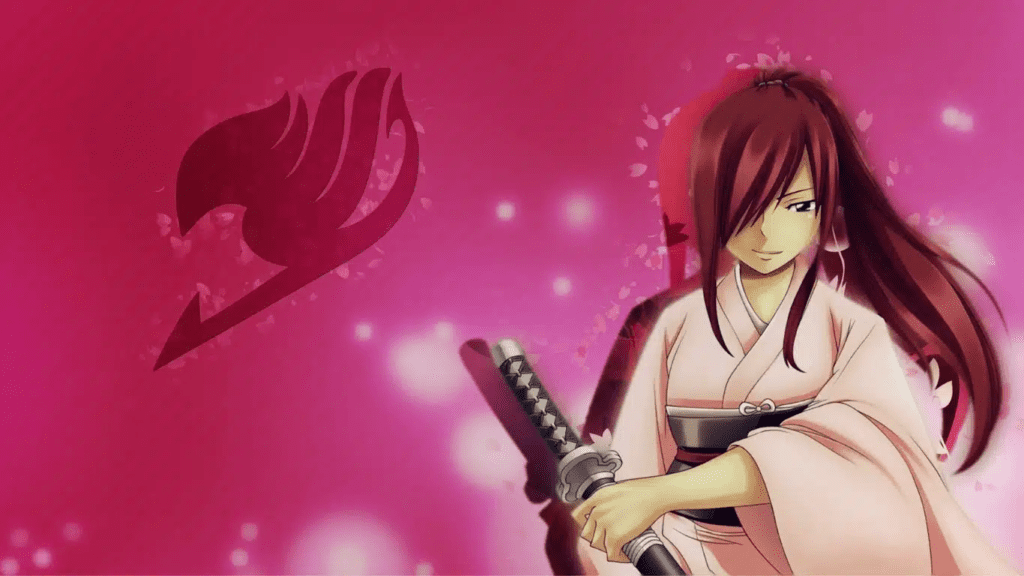 Top 10 Iconic Sword Masters in Anime and Manga - Erza Scarlet – “Fairy Tail”